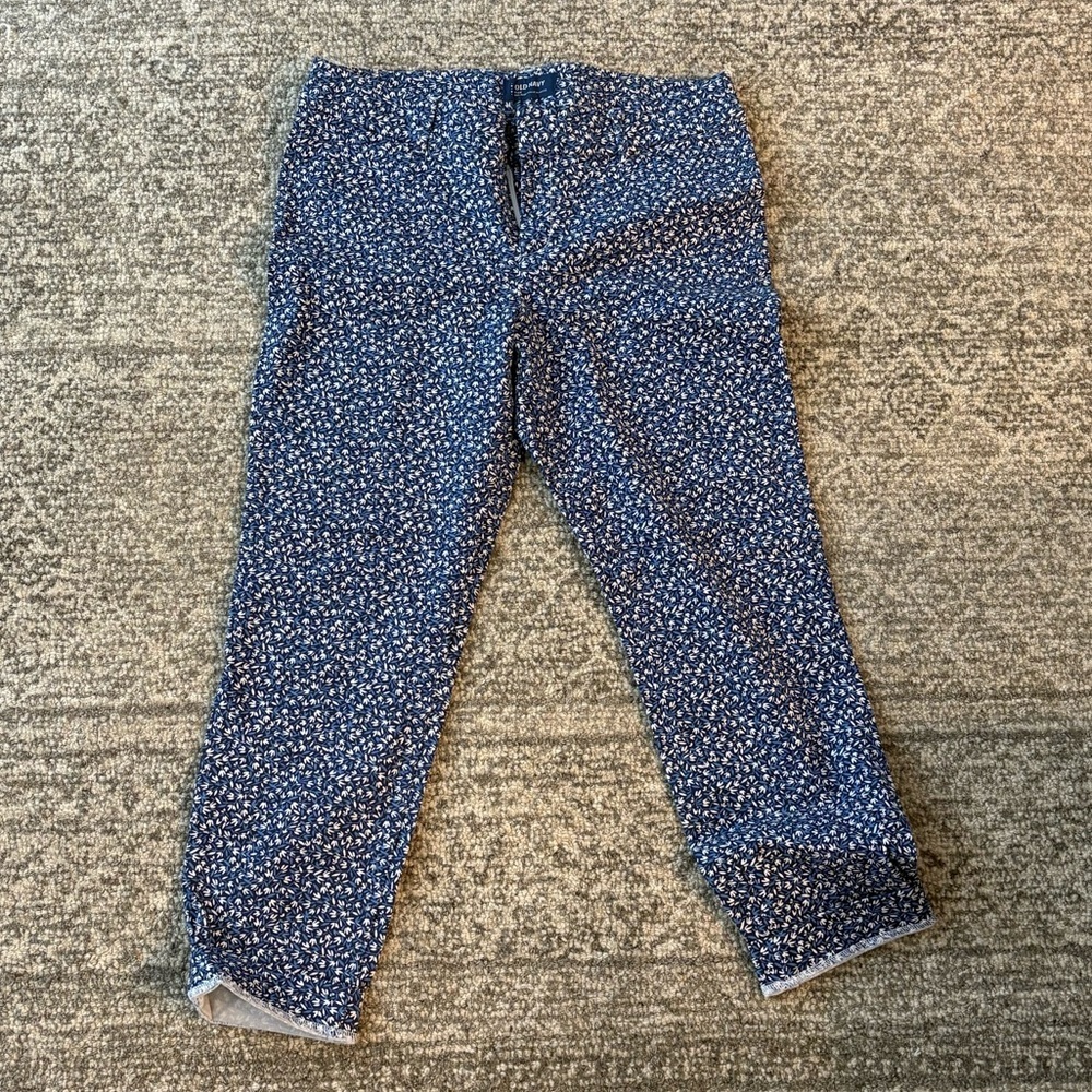 Old Navy Blue Speckled Kids Pants